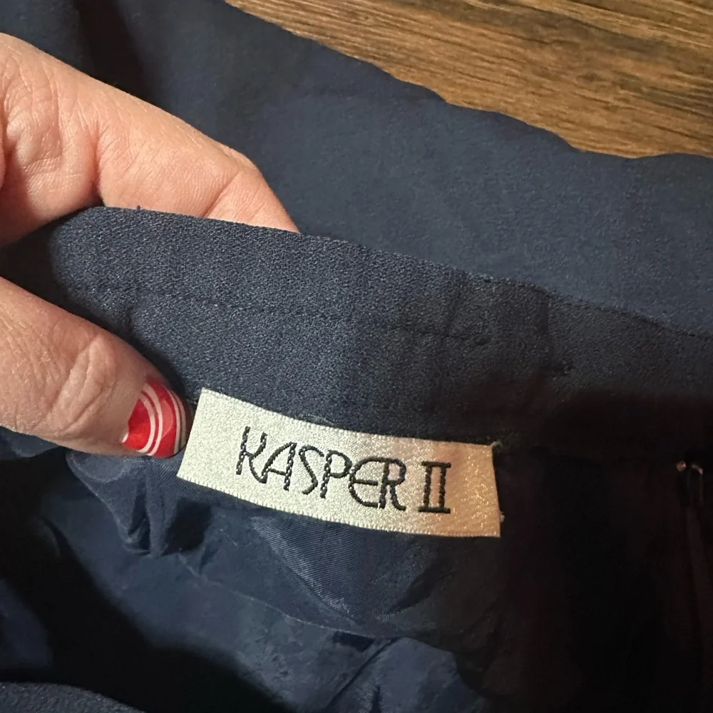 Size 20 Kasper II Navy Pencil skirt - Picture 6 of 8